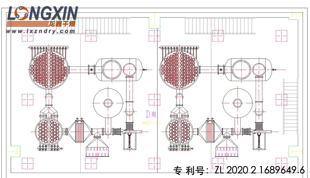 氟虫氰防爆沸腾干燥机 工艺图